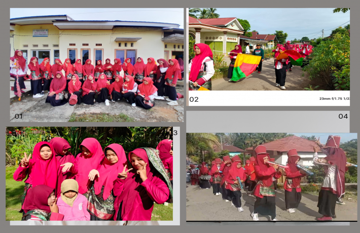 DRUM BAND MTS MUHAMMADIYAH IRINGI PAWAI KHATAM AL QURAN DI TEBING TINGGI